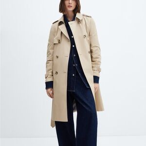 Mango Classic Trench coat with belt